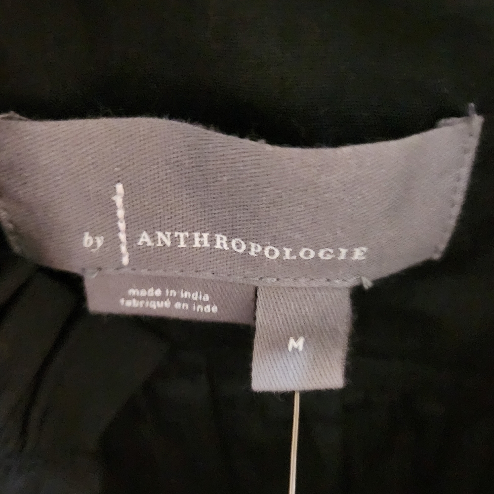 NWT By Anthropologie Cutwork Peasant Button Down Blouse SZ MEDIUM - Picture 7 of 15